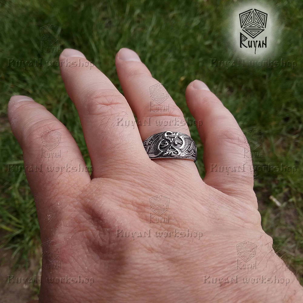 Viking Dragons ring - Ruyan